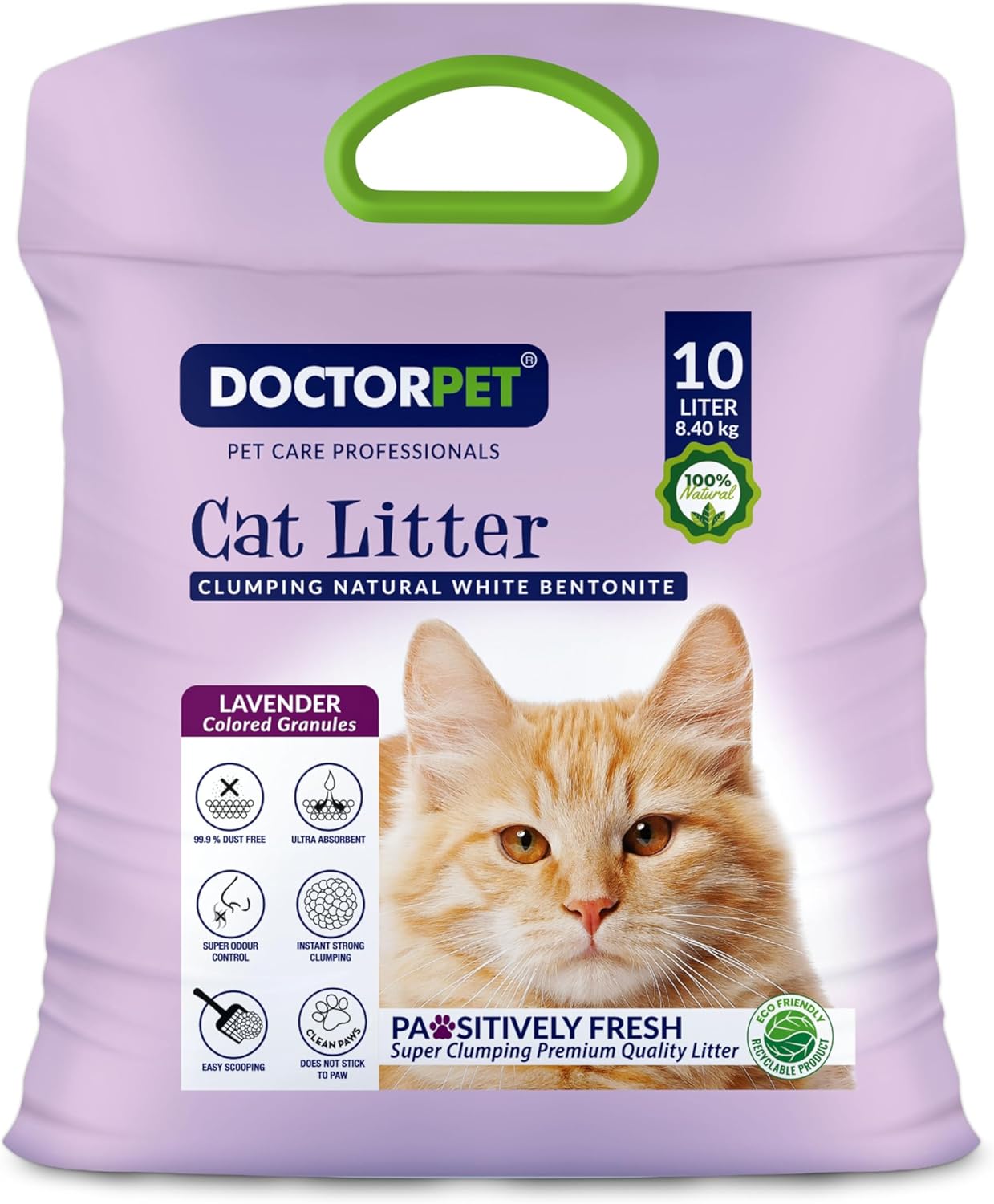 Doctor Pet Cat Litter - Lavender - 10L