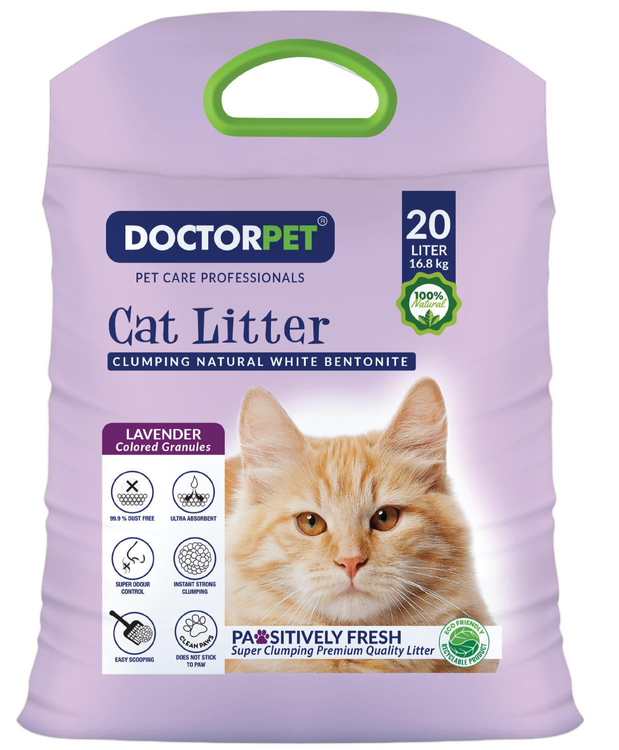 Doctor Pet Cat Litter - Lavender - 20L