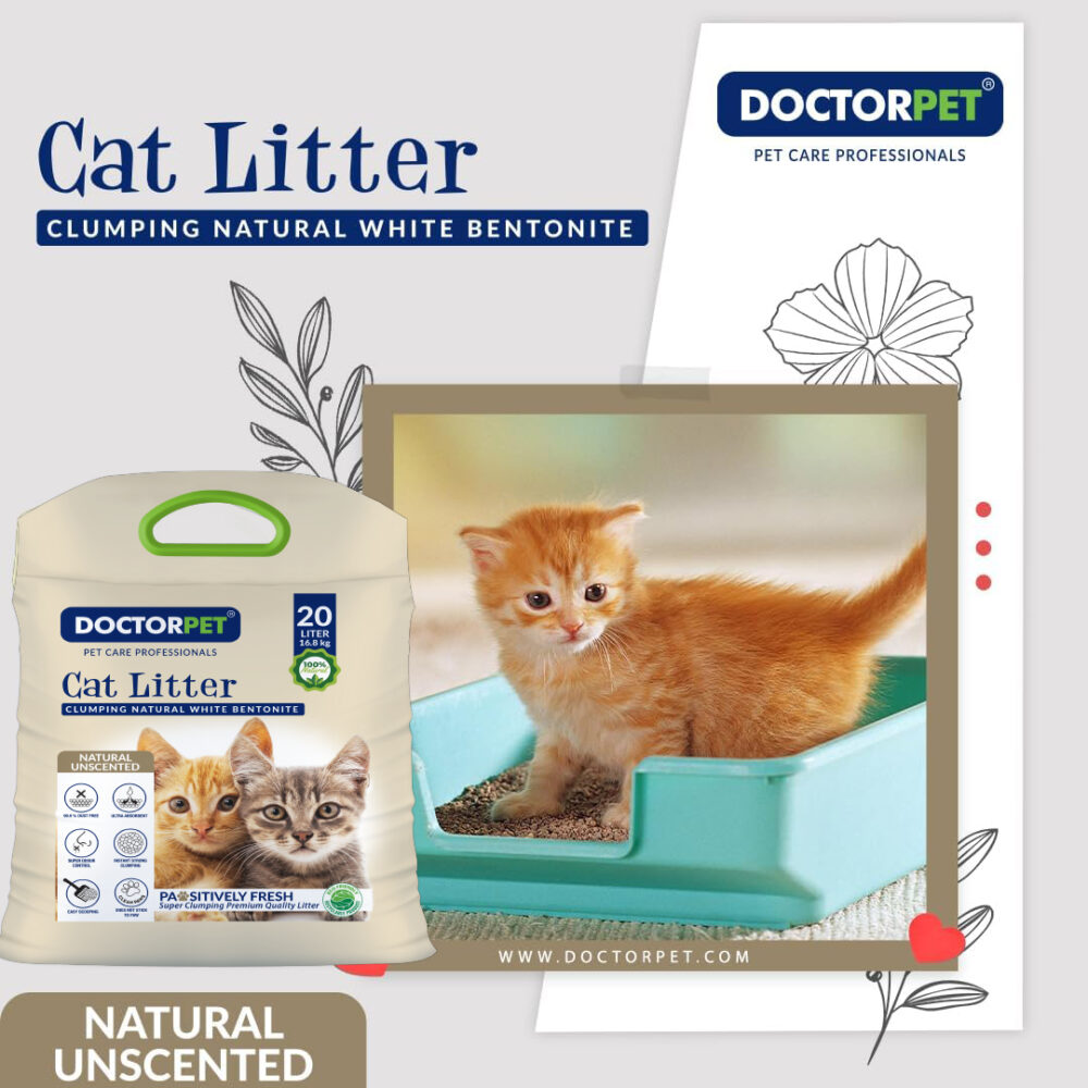 Doctor Pet Cat Litter – Unscented - 20L - Image 5