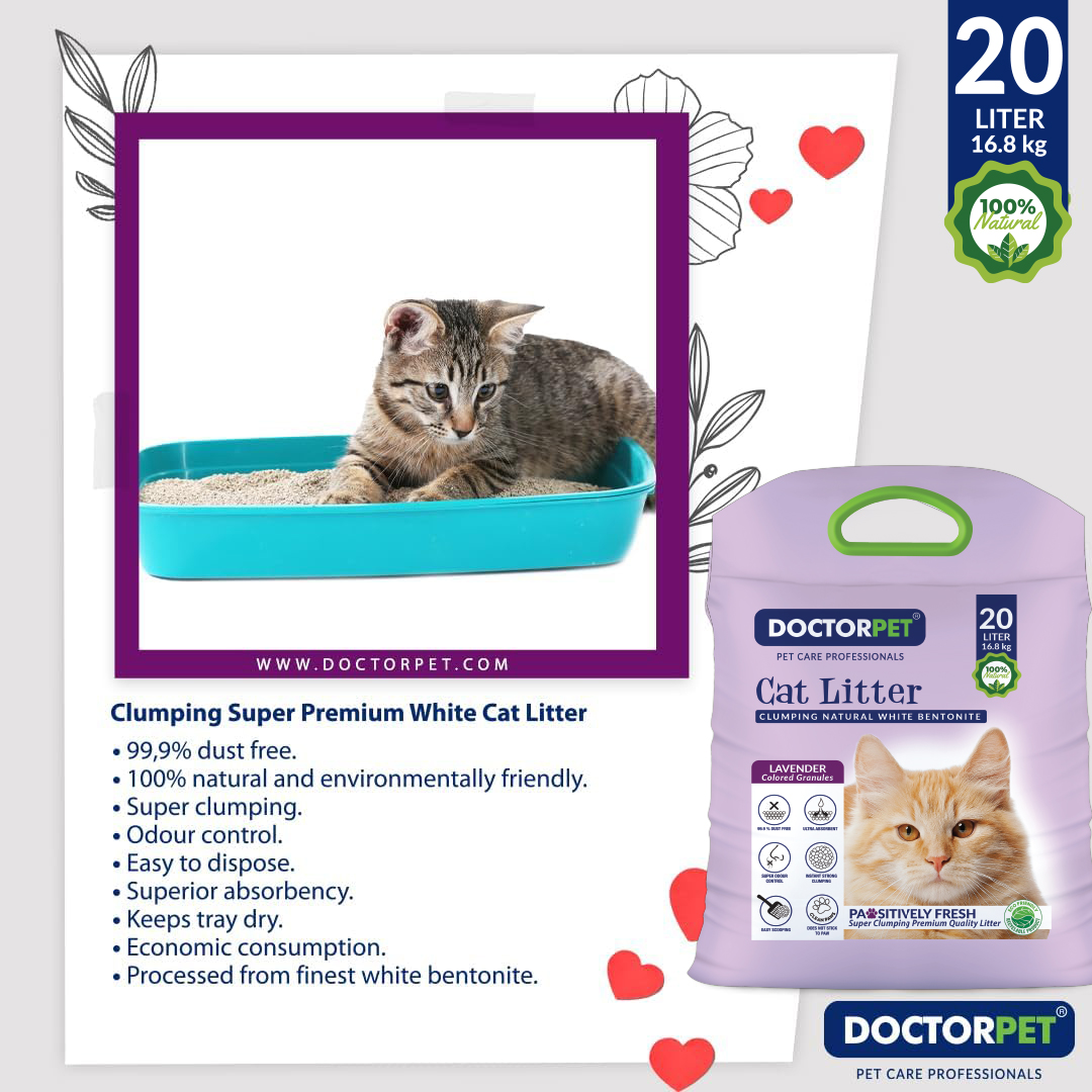 Doctor Pet Cat Litter - Lavender - 20L - Image 6