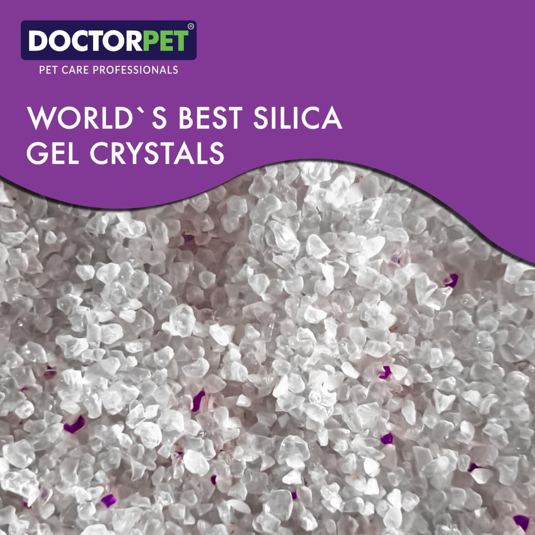 Doctor Pet Silica Gel Cat Litter - Lavender - 32L - Image 3