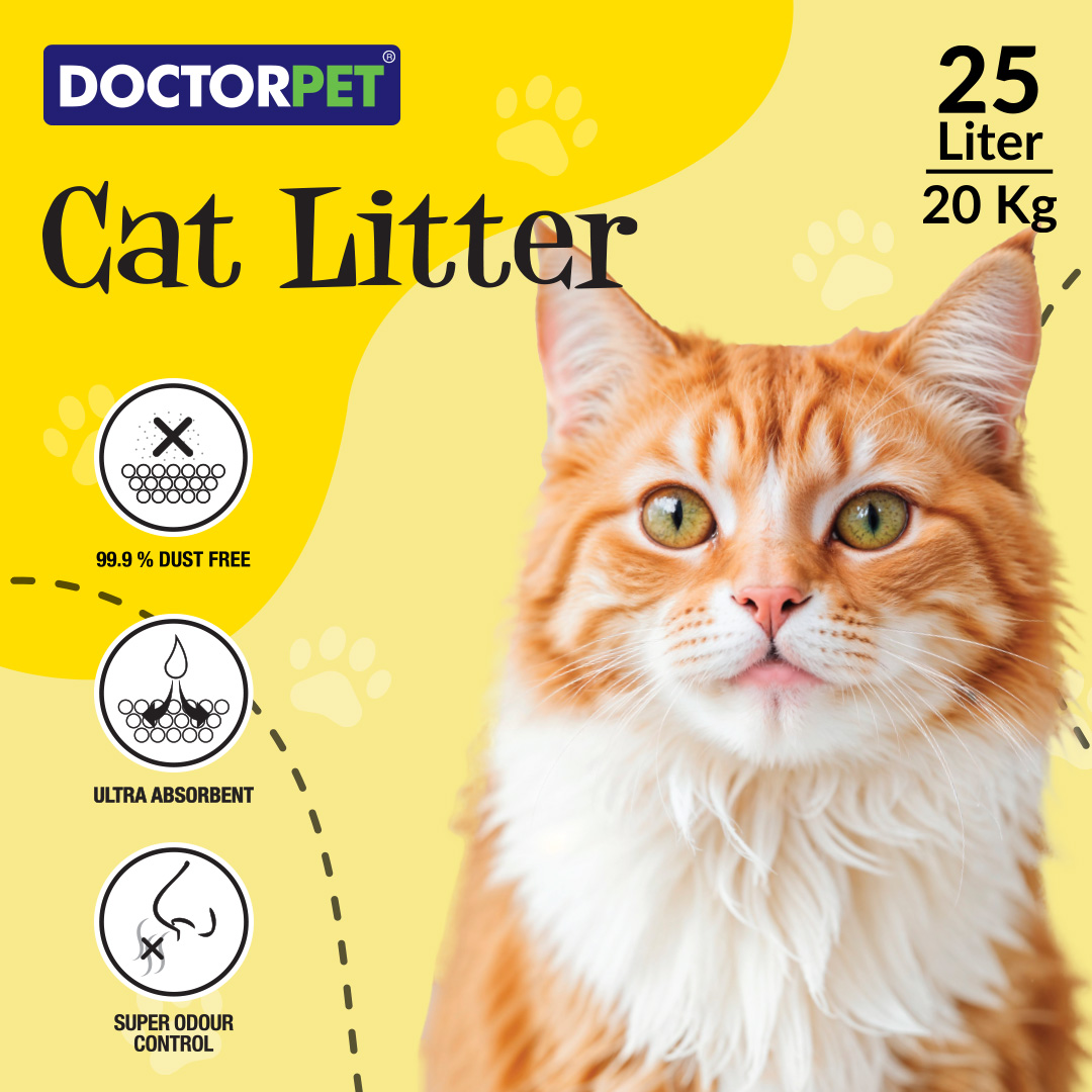 Doctor Pet Cat Litter – Lemon - 25L - Image 2