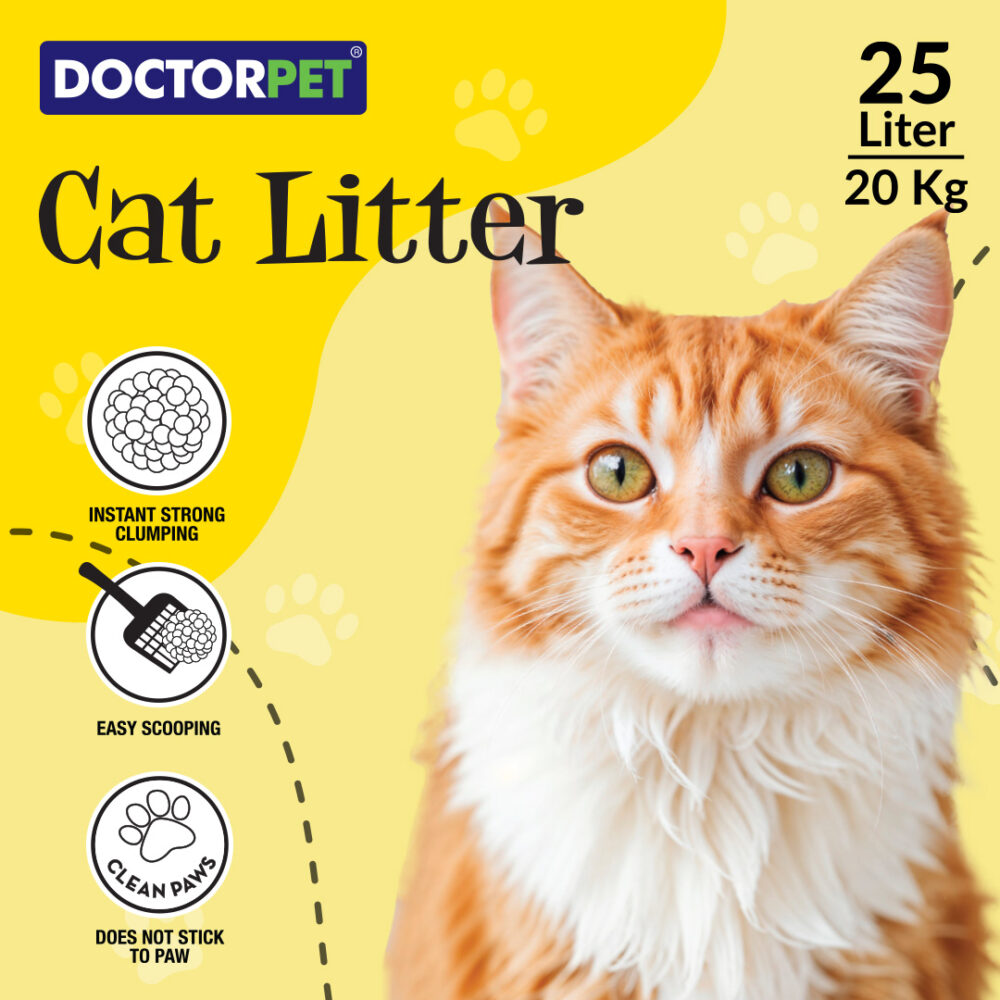 Doctor Pet Cat Litter – Lemon - 25L - Image 3