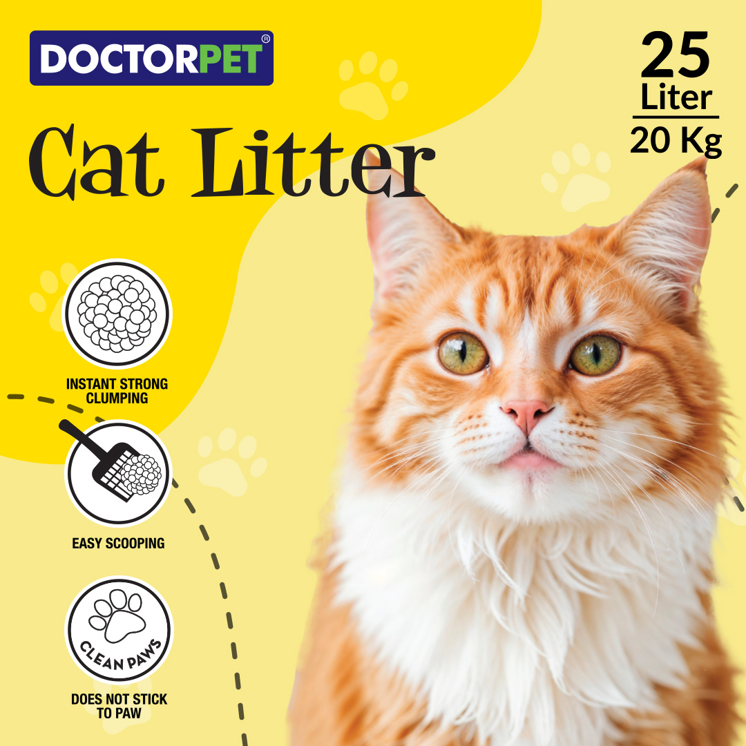 Doctor Pet Cat Litter – Lemon - 25L - Image 3