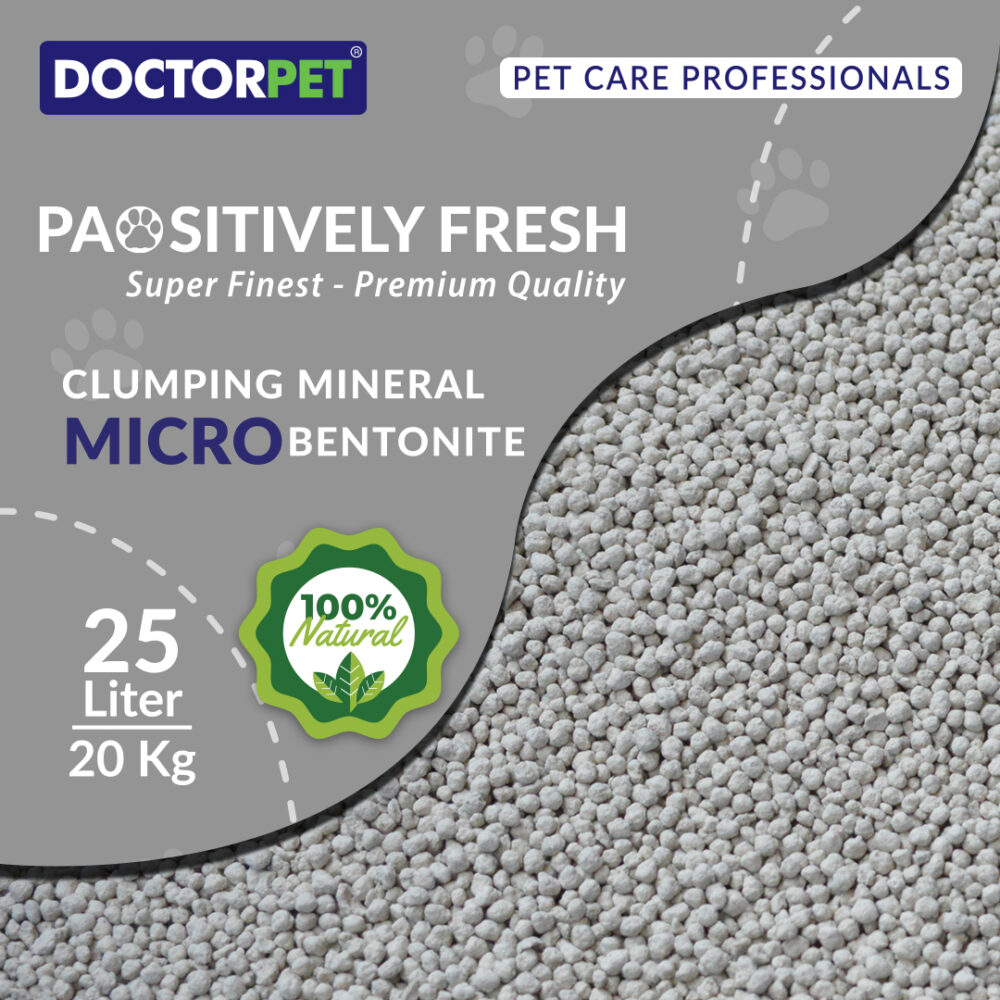 Doctor Pet Lavender Scented - Clumping Cat Litter - 25L - Image 5