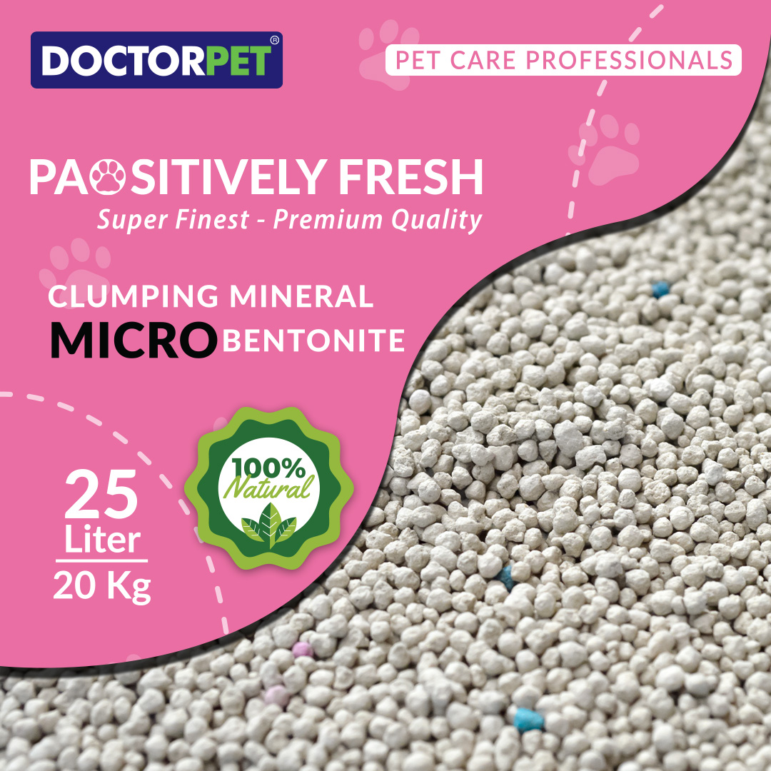Doctor Pet Cat Litter - Baby Powder - 25L - Image 4