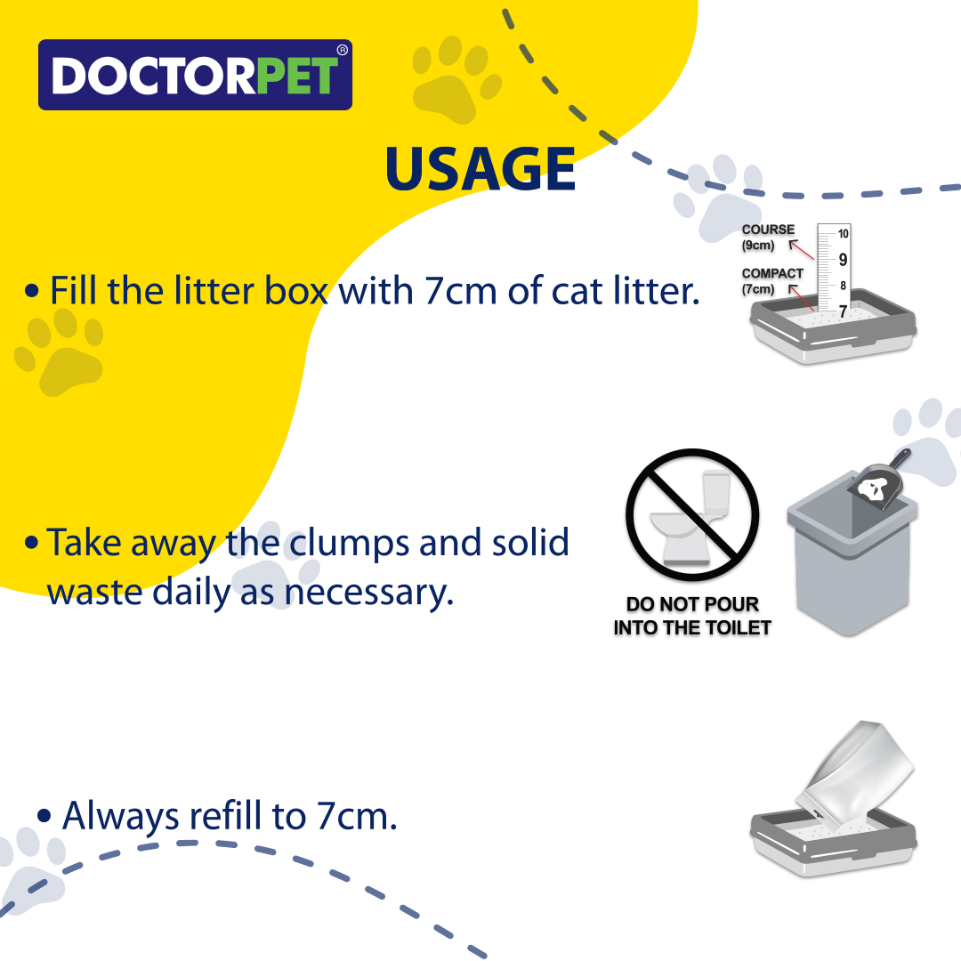 Doctor Pet Cat Litter - Lemon - 10L - Image 6