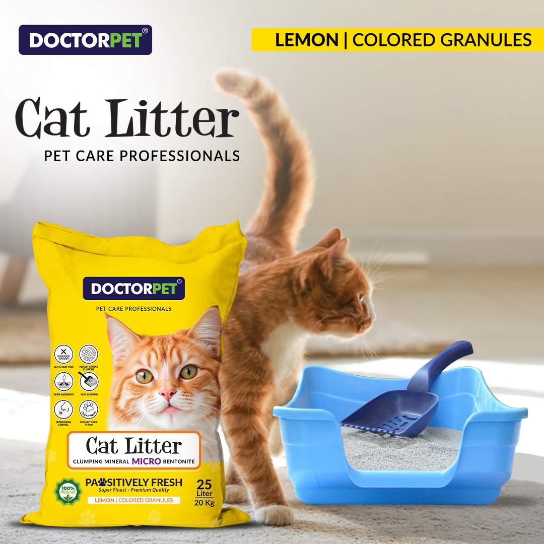 Doctor Pet Cat Litter – Lemon - 25L - Image 6