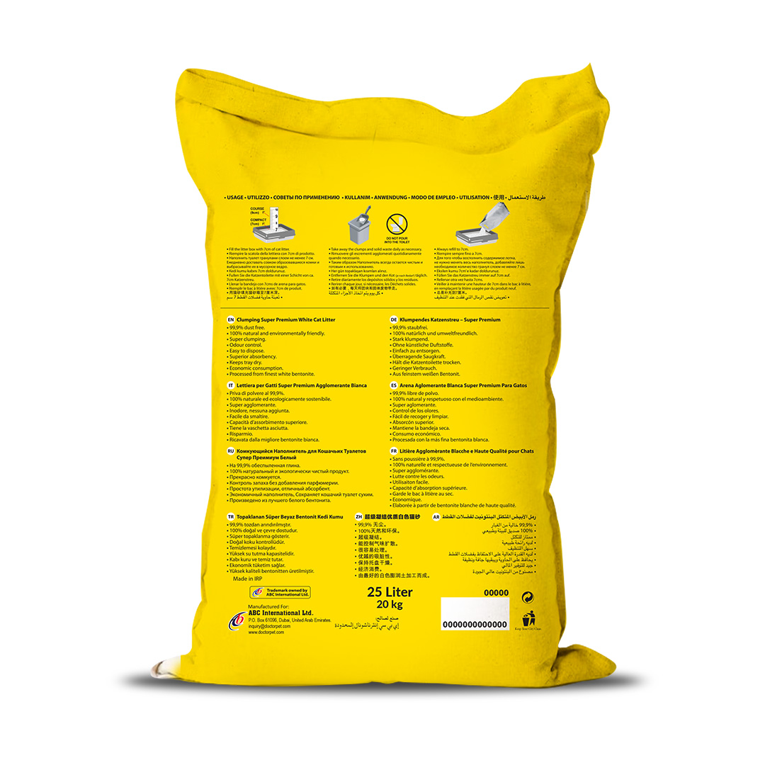 Doctor Pet Cat Litter – Lemon - 25L - Image 7