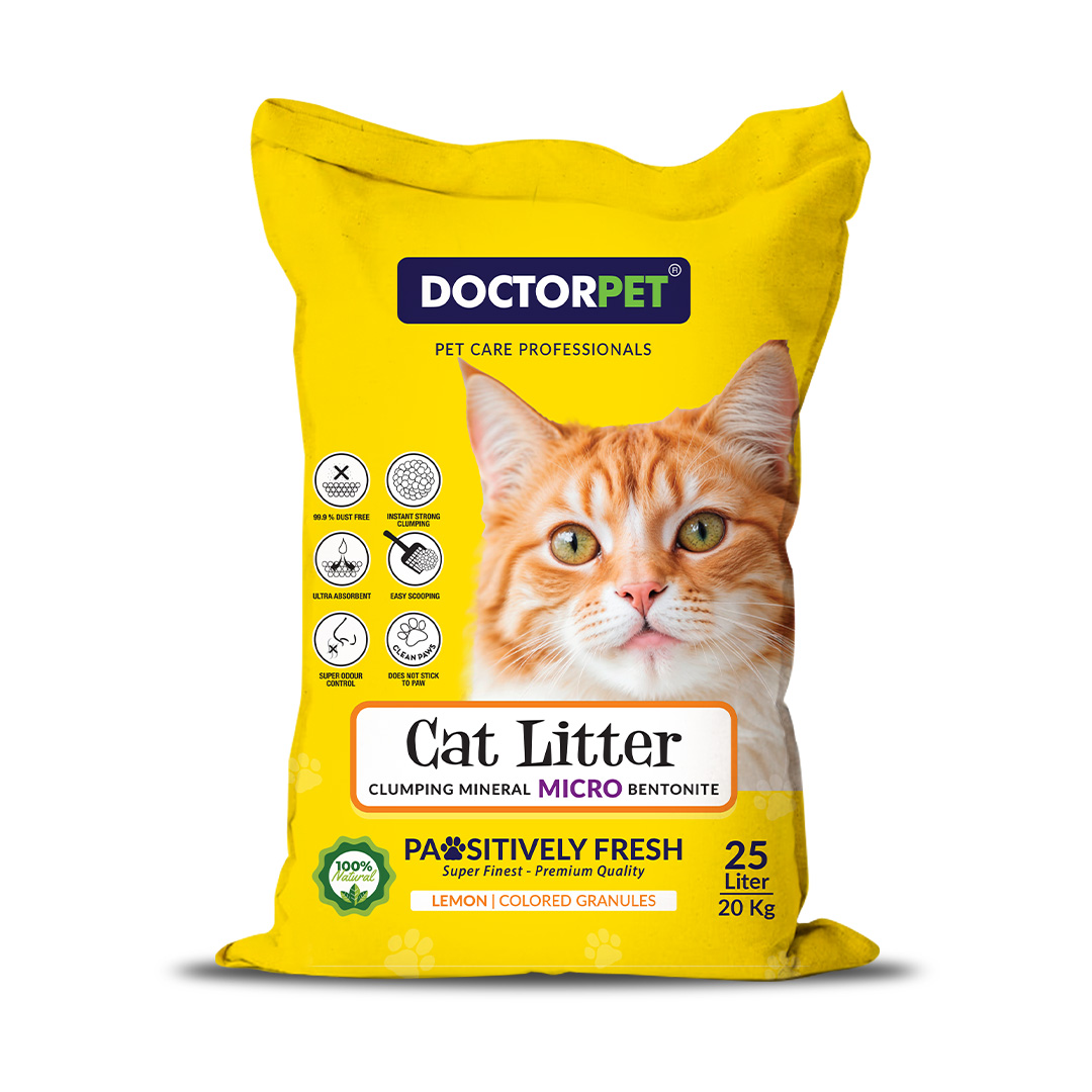 Doctor Pet Cat Litter – Lemon - 25L