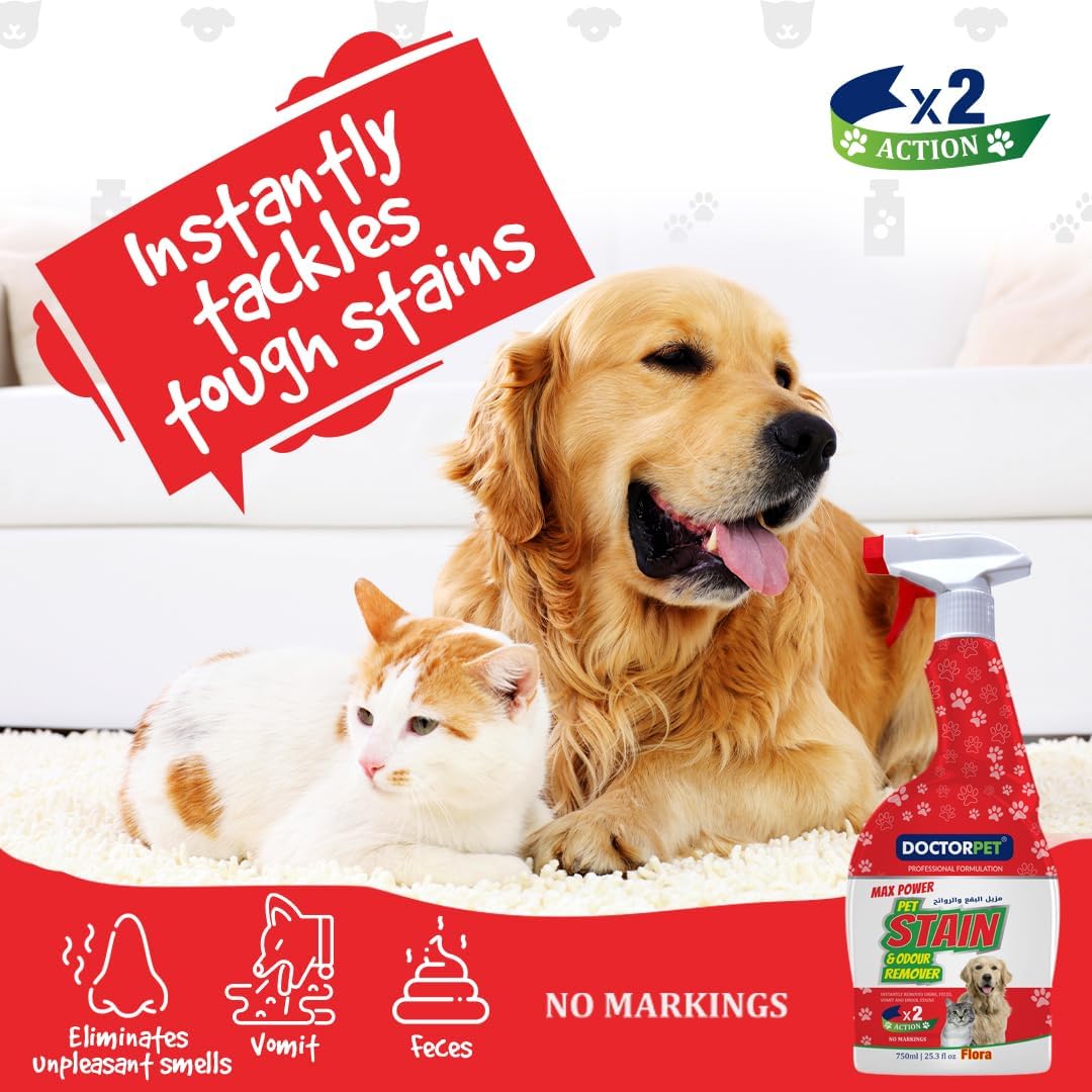 Doctor Pet Stain and Odour Remover – Floral - 750ML - Image 4
