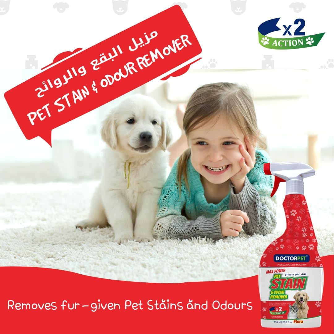 Doctor Pet Stain and Odour Remover – Floral - 750ML - Image 3