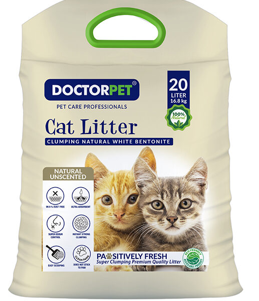 Doctor Pet Cat Litter Unscented 20L –