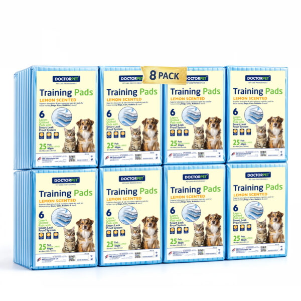 Doctor Pet Training Pads 60x90cm 40g Regular Lemon 8packs 200pcs