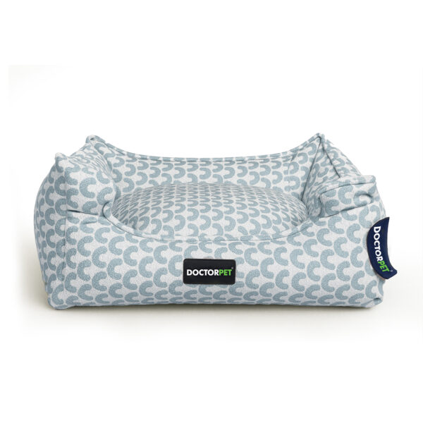 Doctor Pet Block Rectangle Pet Bed Medium - Blue -