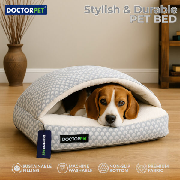 Doctor Pet Block Sleeping Pet Bed Medium - Blue -