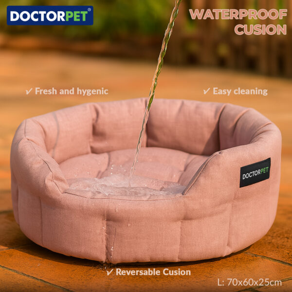Doctor Pet Earth Bound Pet Bed Large - Pink -
