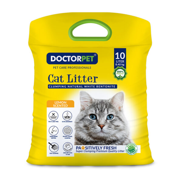 Doctor Pet Cat Litter Lemon 10L –