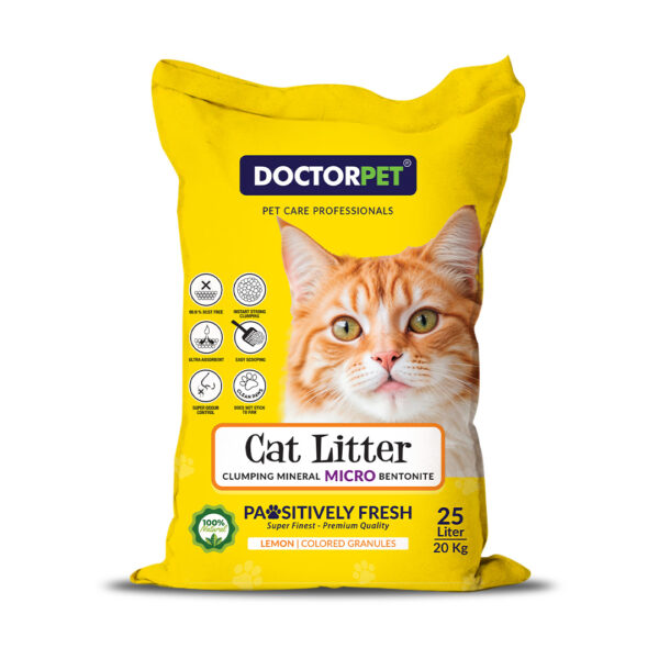 Doctor Pet Cat Litter Lemon 25L –