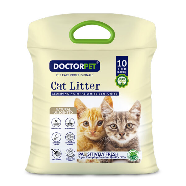 Doctor Pet Cat Litter Unscented 10L –