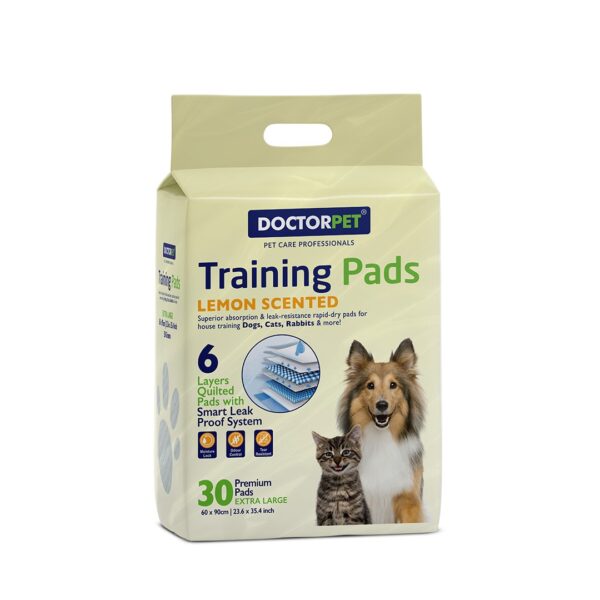 Doctor Pet Training Pads Lemon 30's (60x90cm)