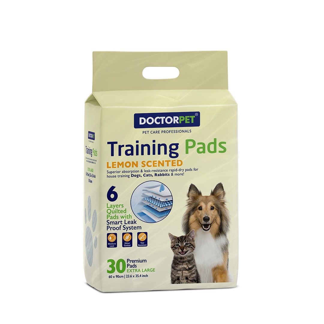 Doctor Pet Training Pads Lemon 30's (60x90cm)